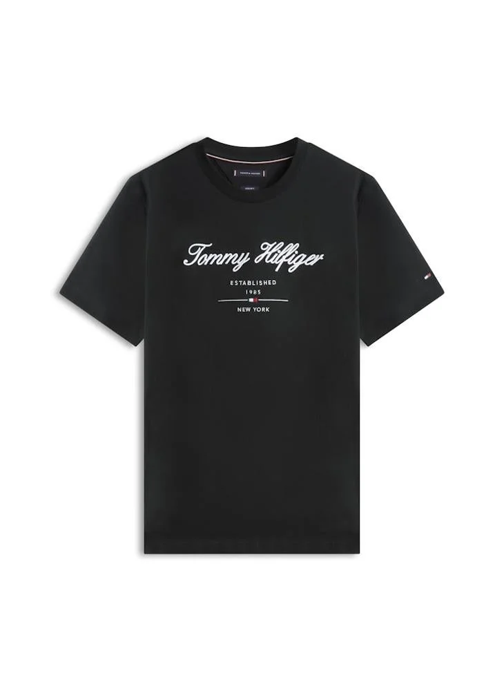 TOMMY HILFIGER  Logo Crew Neck T-Shirt for Men | Best Price UAE
