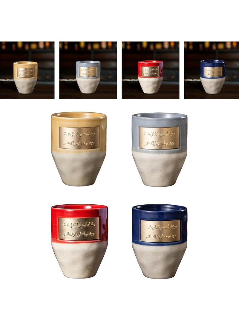 Creative Ceramic Coffee Cup with Nameplate, Hand Wash only, Reusable Multi-purpose Drinkware, Environmentally Friendly Recyclable Materials Suitable for Family Gatherings, Restaurants, Gifts  - Image 3