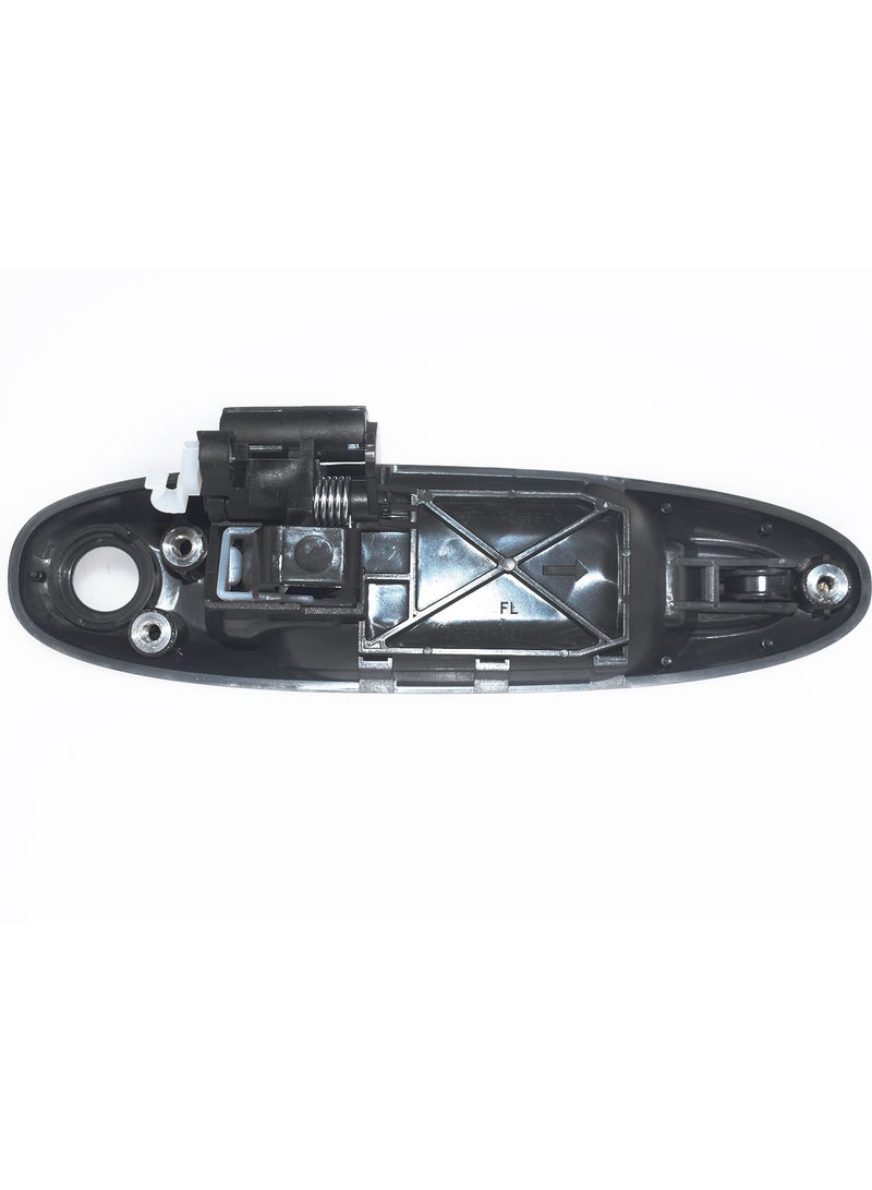 Machter Front Left Outer Door Handle Compatible With Toyota Landcruiser 100 Series Black 1998-2007  - Image 3