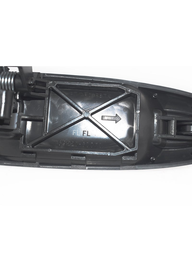 Machter Front Left Outer Door Handle Compatible With Toyota Landcruiser 100 Series Black 1998-2007  - Image 4