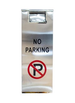BERRY Berry Stainless Steel Type-A No Parking Sign – Windproof, Easy Carry Outdoor Safety Sign Board for Parking Zones  - Image 2