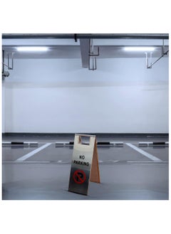 BERRY Berry Stainless Steel Type-A No Parking Sign – Windproof, Easy Carry Outdoor Safety Sign Board for Parking Zones  - Image 3