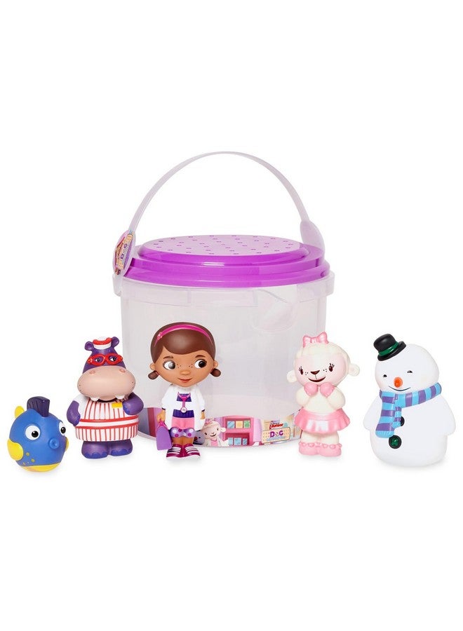 Disney store مجموعة استحمام رسمية من ديزني ستور (دوك مكستوفين) - ملحقات استحمام للأطفال مع شخصيات ديزني المحبوبة - أساسيات وقت الاستحمام الملونة والممتعة للأطفال - مناسبة لجميع الأعمار - Image 1