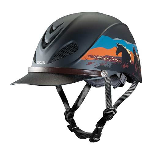 Troxel Dakota Trail Horse Riding Helmet, Low-Profile Light Adjustable Design, Safety Horseback Riding Gear, Small (6-5/8 - 7), Badlands - Image 1
