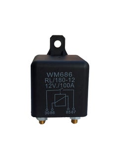 Generic 1 Pcs Heavy High Current 12VDC 100A AMP 2.4W Continuous Work 4 Pins Car Truck Auto Automotive On Off Start Relay Switch Fixing Hole for Large Motor  - Image 2
