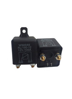 Generic 1 Pcs Heavy High Current 12VDC 100A AMP 2.4W Continuous Work 4 Pins Car Truck Auto Automotive On Off Start Relay Switch Fixing Hole for Large Motor  - Image 4