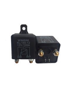 Generic 1 Pcs Heavy High Current 12VDC 100A AMP 2.4W Continuous Work 4 Pins Car Truck Auto Automotive On Off Start Relay Switch Fixing Hole for Large Motor  - Image 3
