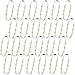 Traplace 24PCS Christmas Light Necklace 3 Glow Modes Christmas Party Favors Xmas Lights Necklace Christmas Accessories with 8 Colorful Bulbs for Xmas Decorations Ugly Sweater Holiday Gathering Decor - Image 2
