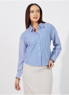 Striped Regular Fit Collared Shirt - pzsku/ZD9CD89FBE647FF9D4609Z/45/_/1738970610/067d4b26-52cd-4de1-96f9-a72aa4e33675