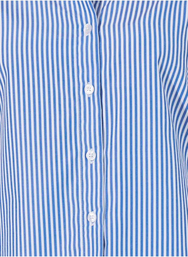 Striped Regular Fit Collared Shirt