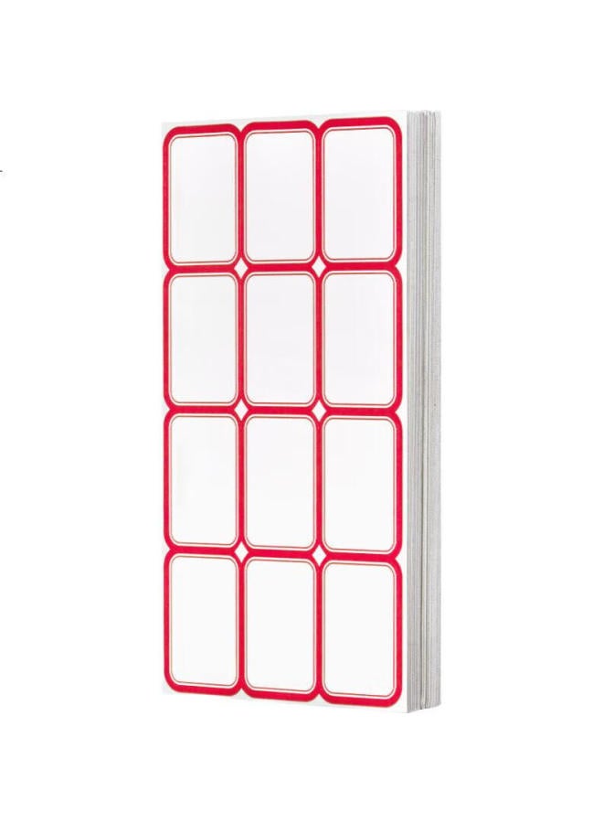 Dsb (Dishibi) 720 Pieces 49*38Mm Label Paper Stickers, Self-Adhesive Notes, Easy-To Paper, Sticky Notes, Office Supplies, Markers, 4629 Red - Image 3