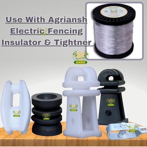 Agriansh 1.5mm Galvanized Clutch Wire for Fencing (500 Meter, 5kg) – 7-Strand High Conductivity Mixed Metal Steel & Copper Wire for Jhatka Machine, Solar Fencing System & Boundary Protection - Image 5
