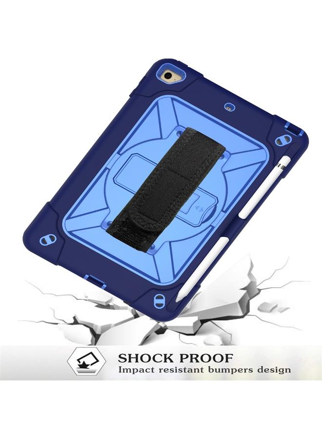 زبون حافظة لجهاز iPad Mini 5 / 4 بلون متباين من السيليكون + حافظة كمبيوتر مع حامل - Image 2