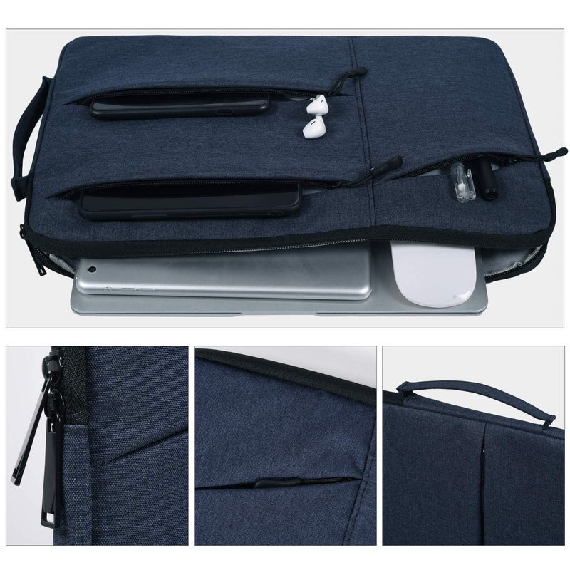 dealcase 13-13.3 inch Laptop Sleeve Waterproof Shockproof Laptop Case, Navy Blue - Image 5