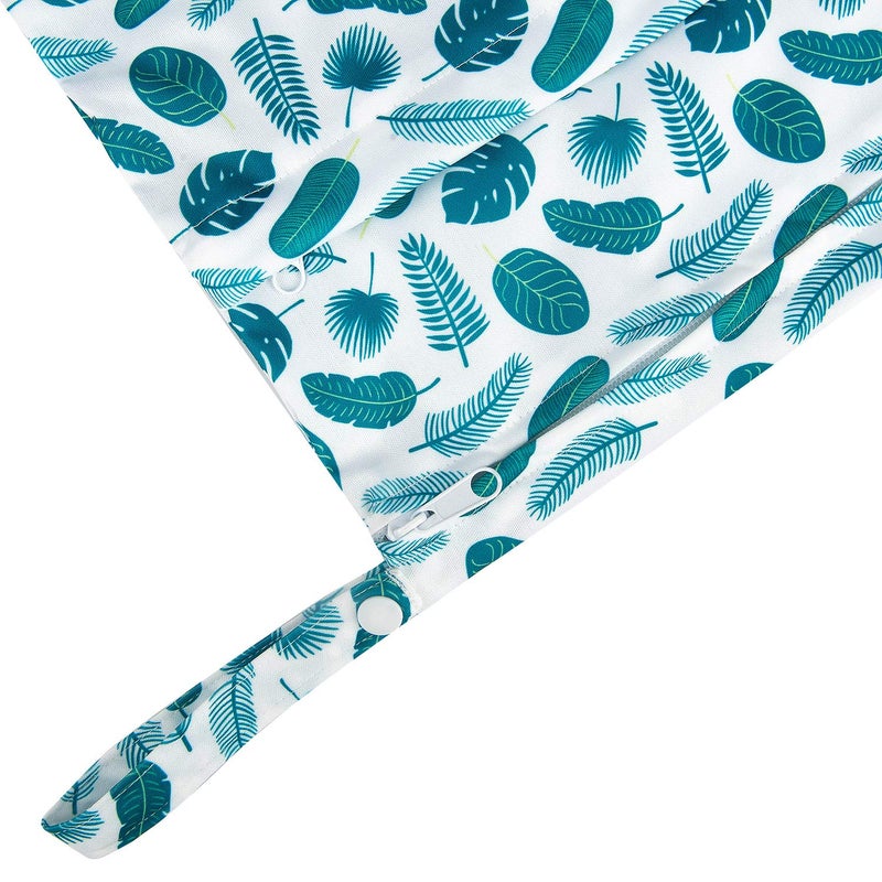 babygoal Wet Dry Bags for Baby Cloth Diapers, Washable Travel Bags, Beach, Pool, Gym Bag for Swimsuits & Wet Clothes with Two Zippered Pockets 3 Pack, 3LN12 - Image 3