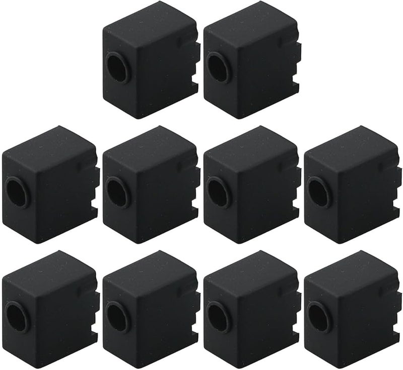 غطاء كتلة سخان جورب السيليكون لطابعة Anycubic Kobra 2 ثلاثية الأبعاد، عبوة من 10 قطع، يمنع الحروق - Image 4