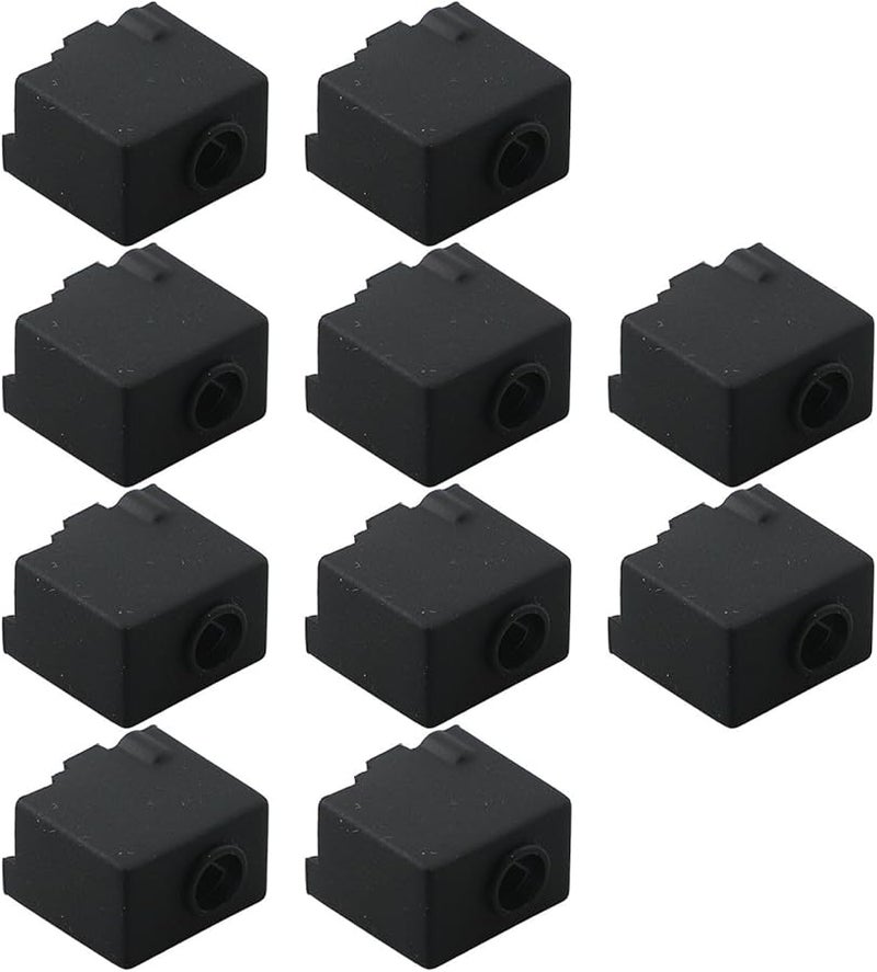 غطاء كتلة سخان جورب السيليكون لطابعة Anycubic Kobra 2 ثلاثية الأبعاد، عبوة من 10 قطع، يمنع الحروق - Image 2
