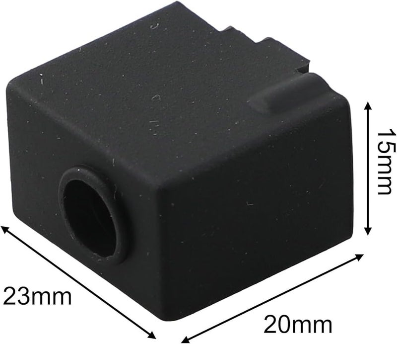 غطاء كتلة سخان جورب السيليكون لطابعة Anycubic Kobra 2 ثلاثية الأبعاد، عبوة من 10 قطع، يمنع الحروق - Image 3