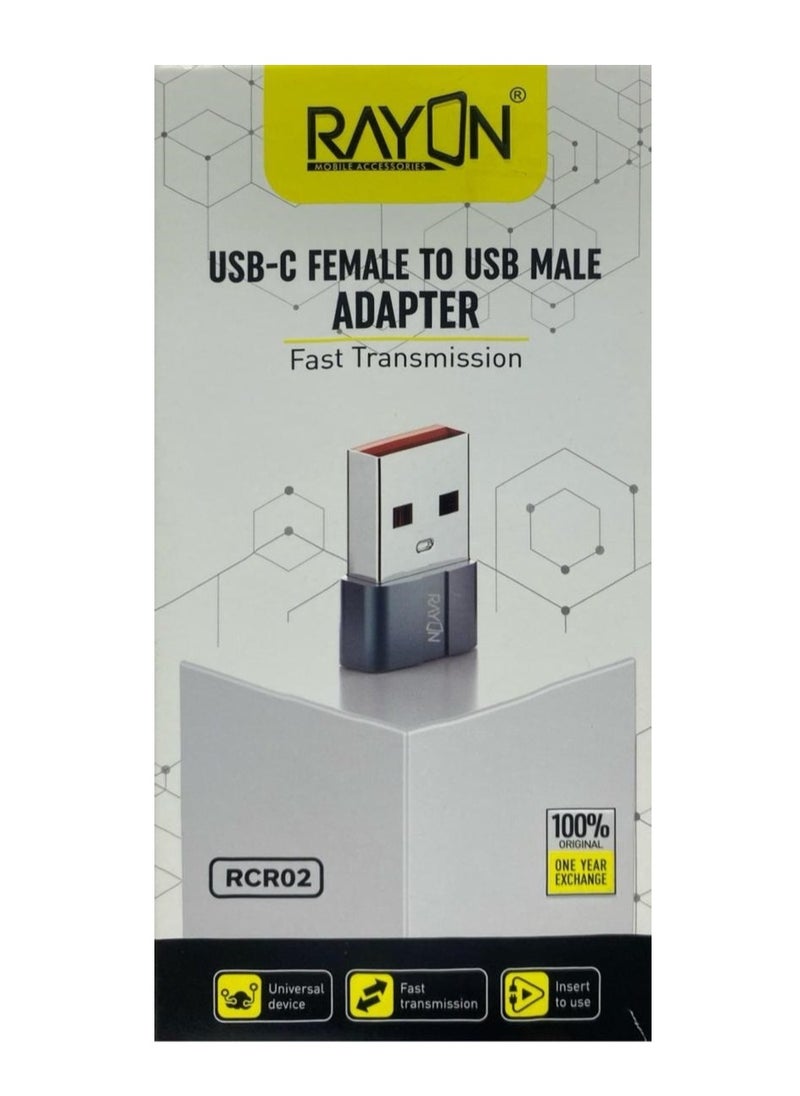 USB-C FEMALE TO USB MALE ADAPTER FAST TRANSMISSION - pzsku/ZD9CE0BAA03DD7CF69D90Z/45/_/1740413546/bc705abf-e95a-4260-86cb-1da66b5bd0c3