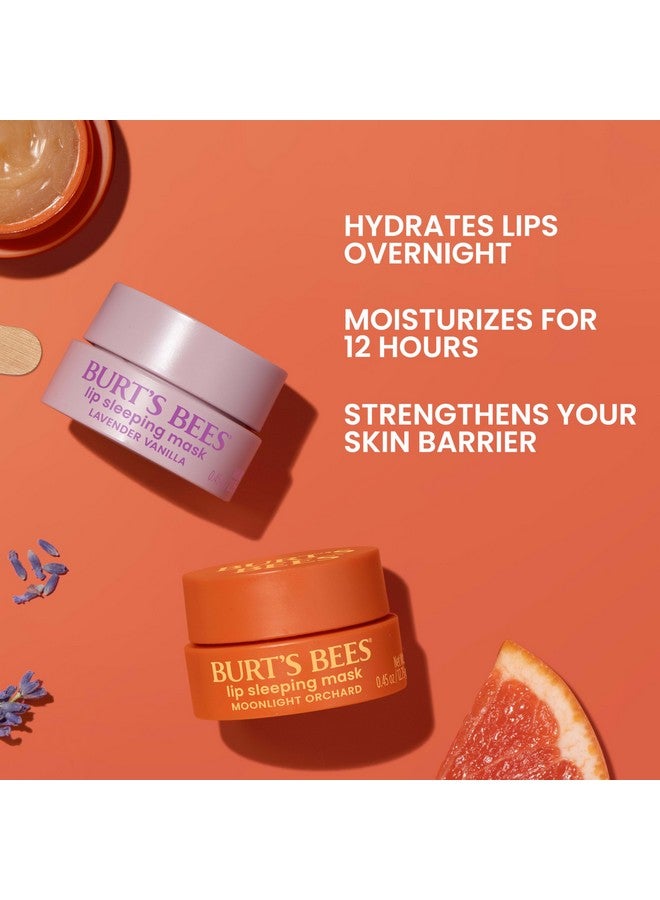 بيرتس بيز قناع الشفاه النومي من بيرتس بيز بنكهة اللافندر والفانيليا، مع حمض الهيالورونيك ومرطب السكوالين لترطيب الشفاه على الفور، قناع الشفاه الليلي، علاج الشفاه، 0.45 أونصة. - Image 2