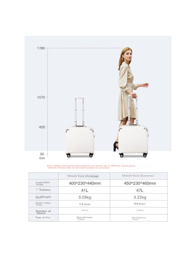 SUMMIT Samite 360-degree Wheel Suitcase, 18-inch, For Men And Women, Small Business Travel Luggage, Pc338tc, Scratch-resistant, Black - Image 3