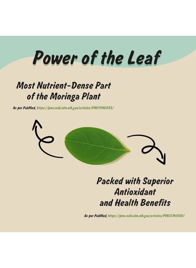 Spice Profile USDA Organic Moringa Powder, Lab Tested for Heavy Metals, Resealable 4 oz Pouch, Moringa Patta Powder, Polvo de Hoja de Moringa - Image 2