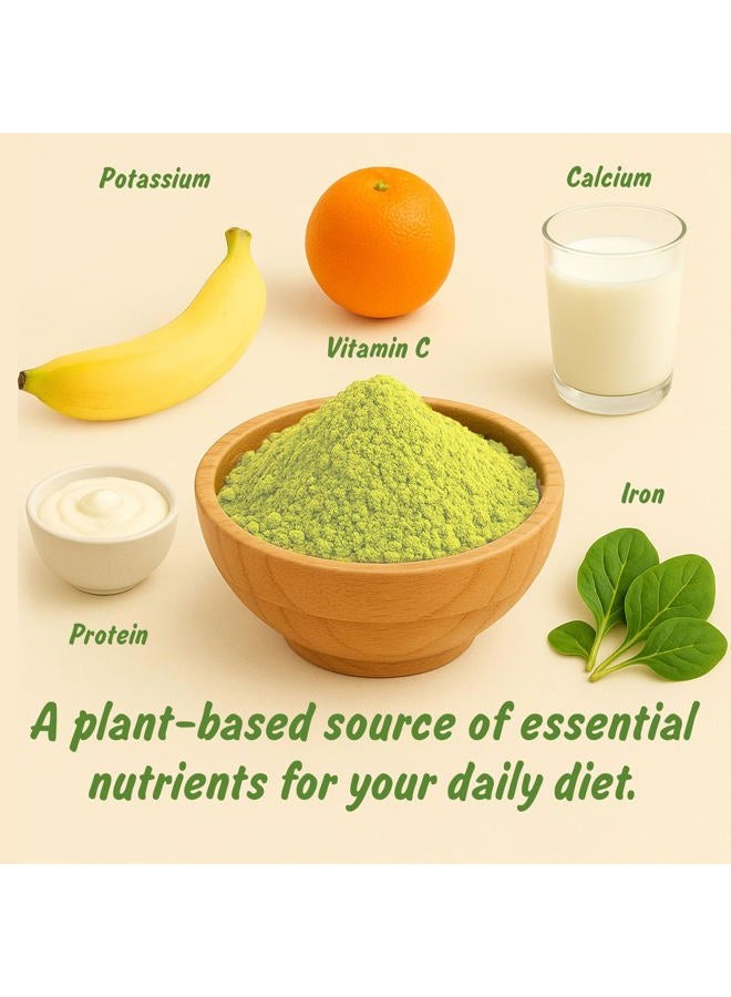 Spice Profile USDA Organic Moringa Powder, Lab Tested for Heavy Metals, Resealable 4 oz Pouch, Moringa Patta Powder, Polvo de Hoja de Moringa - Image 4