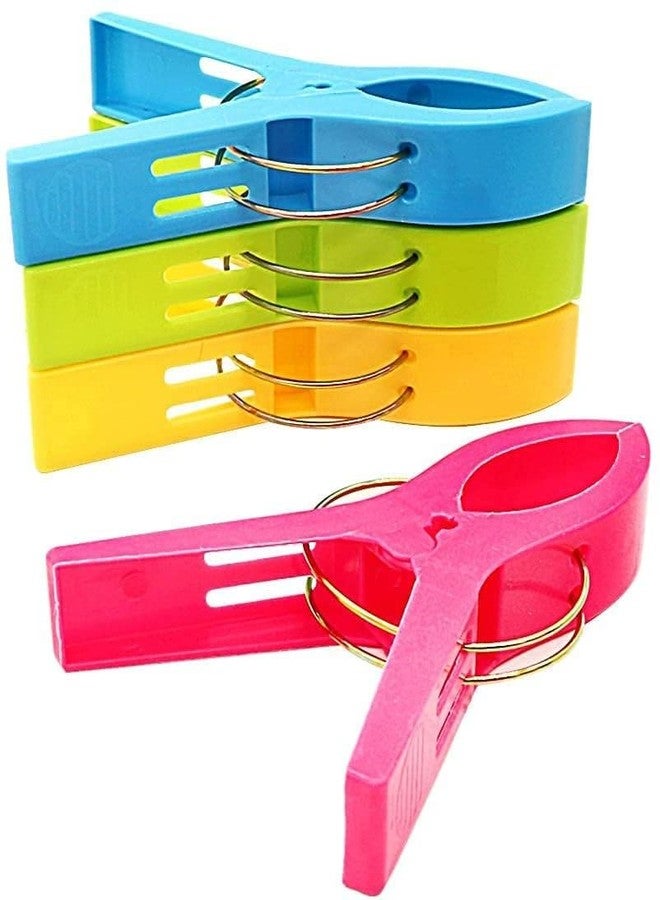Prokart Pegs for Hanger Cloth Clips for Drying Clothes Plastic Clips Big Size Plastic Pegs for Hanging Drying Clothing on Strings Multipupose Heavy Duty,Multicolor Pack of 36 Pieces - Image 2