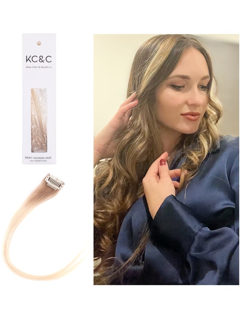 Keep Calm and Clip Em In - Dirty Blonde Ombre Hair Extension Clip-In - Image 1
