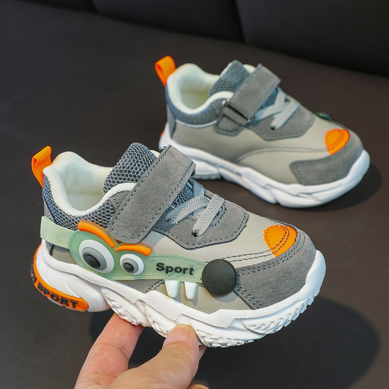 Non-Slip Soft Bottom Small And Medium-Sized Children'S Lightweight Functional Shoes New Toddler Shoes Baby Shoes Autumn 2024 Children Girls - Image 4