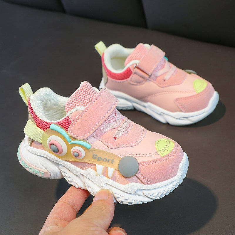 Non-Slip Soft Bottom Small And Medium-Sized Children'S Lightweight Functional Shoes New Toddler Shoes Baby Shoes Autumn 2024 Children Girls - Image 3