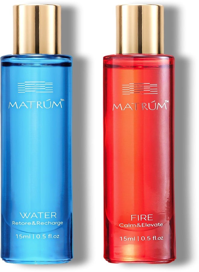 MATRÚM Relieve Period Cramps Blend Essential Oil Roll On, 100% Pure Arometherapy Roller for Soothe Pain and Restore Strength, Warm Calming & Relaxation, Fire and Water Duo, 1 Fl Oz - Image 1