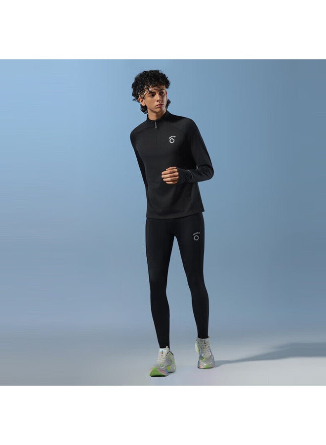 Macondo Original Running Support Zoned Compression Tights With Three Pockets, Sweat-resistant Back Pocket, Night Sea Blue, Women's XL - Image 5