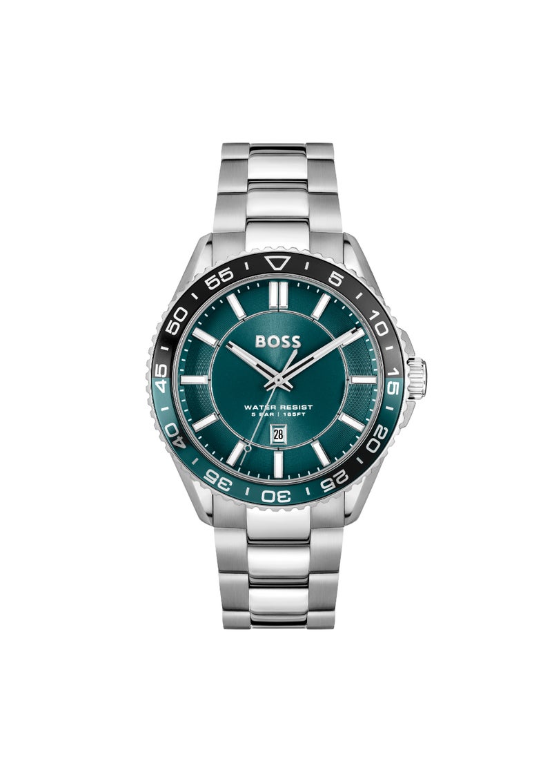 HUGO BOSS HUGO BOSS WATCH ROUND ANALOG MEN'S DARK GREEN CASE WATCH - 1514208  - Image 3