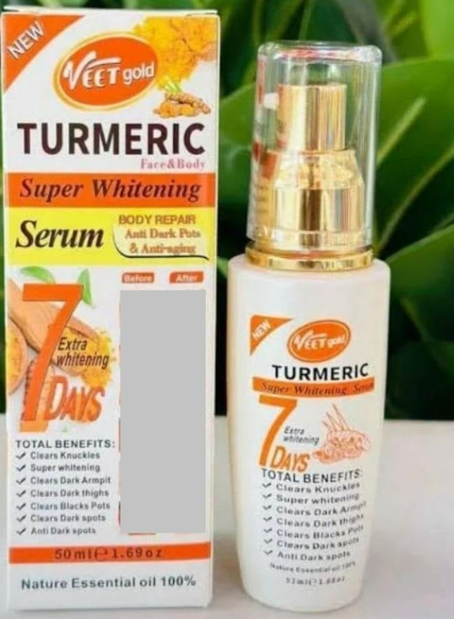 فيت جولد سيروم الكركم للتبييض الفائق 7 أيام 50 مل