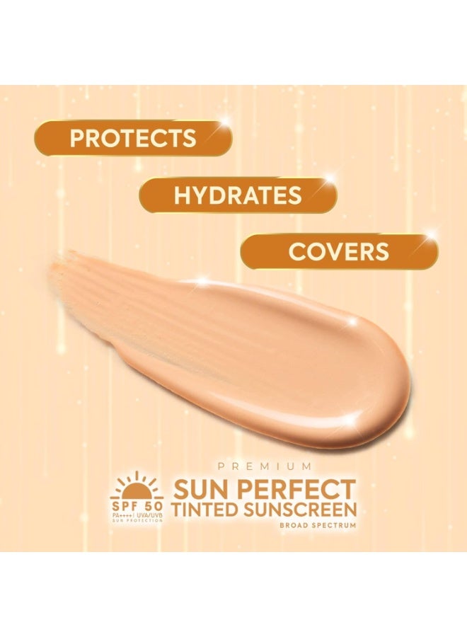 Hikari Achieve flawless sun protection with Hikari Skin Essentials Sun Perfect Tinted Sunscreen SPF 50, lightweight, radiant coverage that protects, hydrates, evens tone, and enhances natural glow for everyday confidence lasting - Image 2