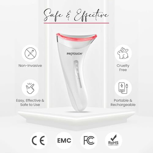PROTOUCH Skin Lift Device | For Fine line & wrinkles | Reduces puffiness & Anti ageing | Bright & Firm skin | Portable | For all skin type - Image 4