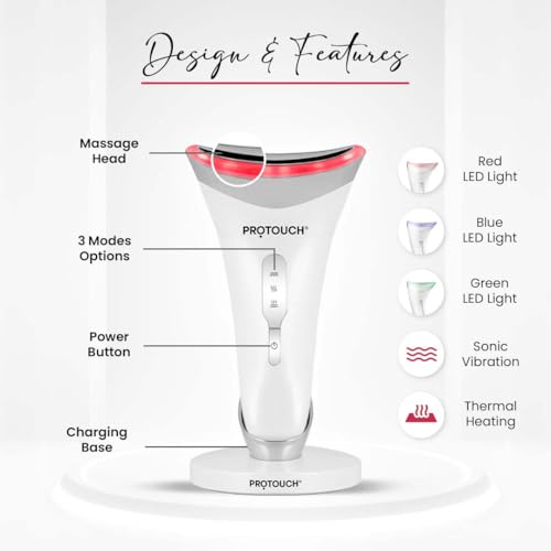 PROTOUCH Skin Lift Device | For Fine line & wrinkles | Reduces puffiness & Anti ageing | Bright & Firm skin | Portable | For all skin type - Image 3