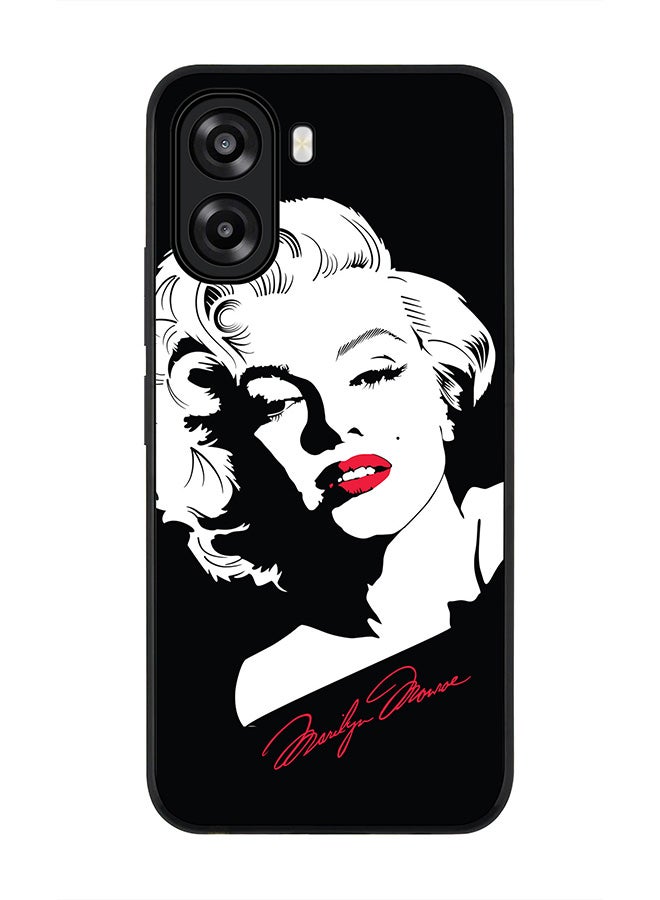 Stylizedd For Oppo A6x 5G / A6x 4G Case,Slim fit Camera Protection, Shockproof Thin Phone cover  - Marilyn Monroe - Image 1
