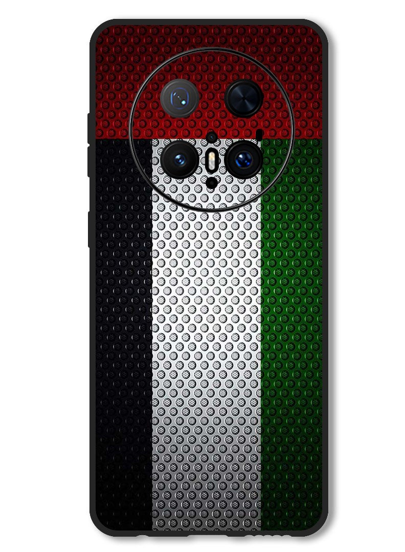 Theodor Case Compatible with Huawei Mate 70 Pro/ 70 Pro + Protection Shockproof Bumper Cover UAE Flag - Image 1