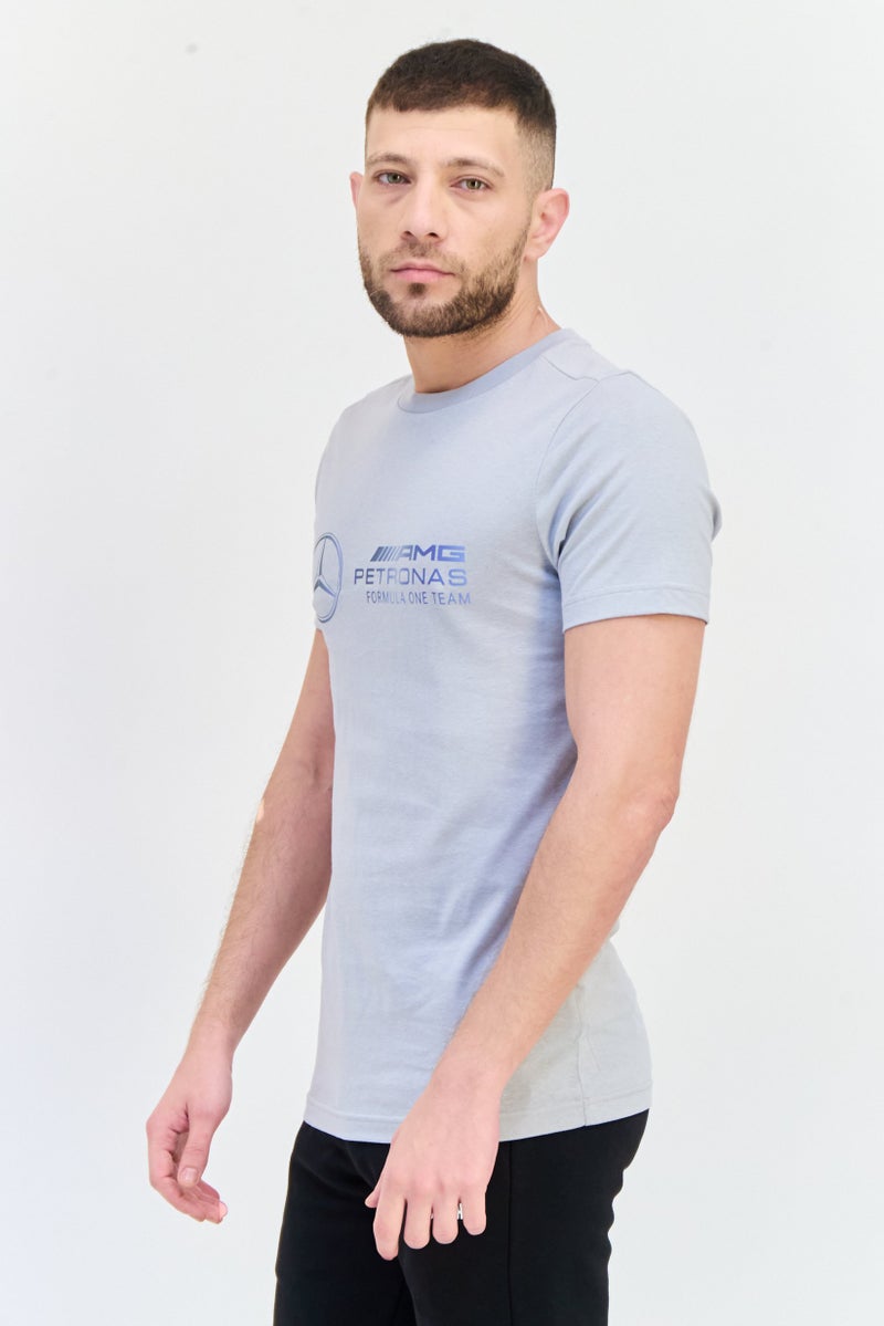 Puma X AMG Men Sportswear Fit Short Sleeve Outdoor T Shirt, Grey - Image 2