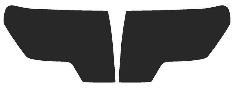 غطاء تظليل فينيل مقصوص مسبقًا لمصابيح فورد F150 2009-2014 20 دخان داكن