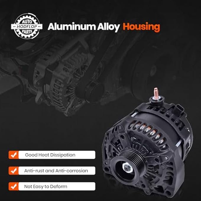 hodflop 15093928 14V 300Amp High Output Alternator Compatible with Cadillac Escalade & Chevy Avalanche Suburban Tahoe & GMC Yukon 2007-2011 & Hummer H2 2008-2009, 4.3/4.8/5.3/6.0/6.2/6.6L 15857608 15905871 - Image 5