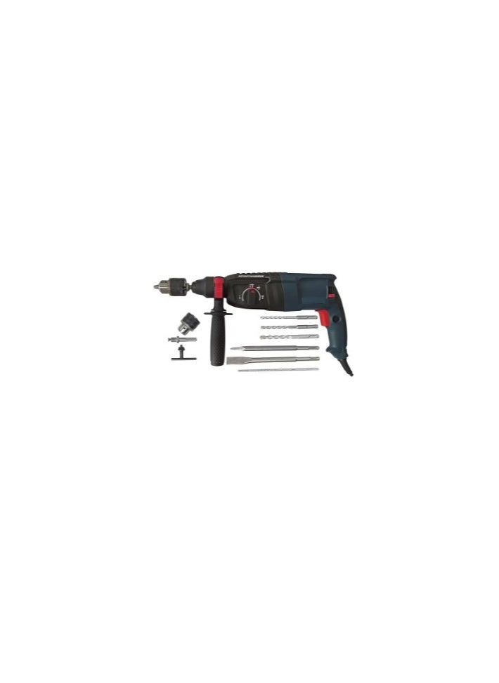 بوش Rotary Hammer Drill with Dual Drill Modes, 360° Rotating Auxiliary Handle, 26mm SDS-Plus, Concrete Power Tools with Case 