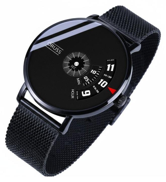 ساعة نسائية تناظرية مقاومة للماء من الفولاذ المقاوم للصدأ، ساعة تناظرية مقاومة للماء من الفولاذ المقاوم للصدأ للجنسين - Image 1