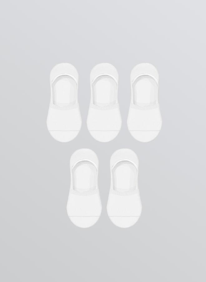 LC WAIKIKI Women's Plain Invisible Socks 5 Pack