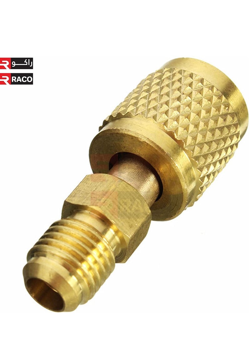 RACO RACO R410 Refrigerant Gas Tank Vacuum Pump Quick Coupling Adapter Refrigeration Handling Charging Tool  - Image 3
