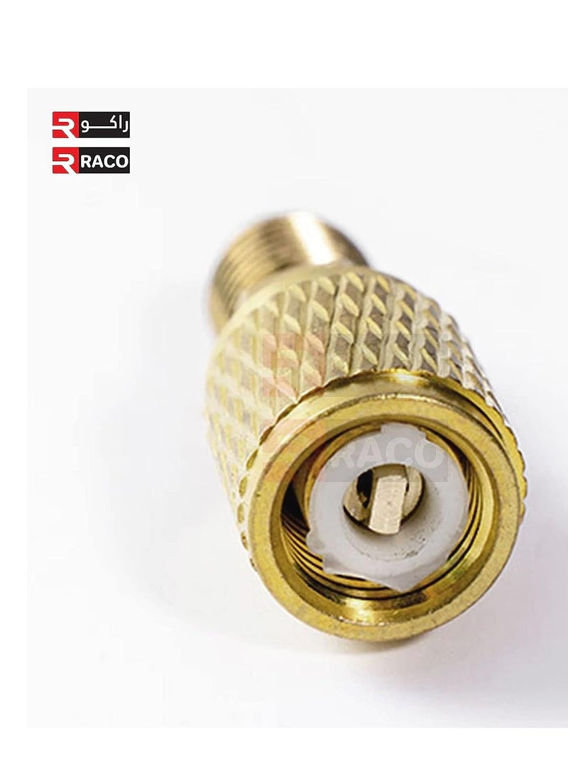 RACO RACO R410 Refrigerant Gas Tank Vacuum Pump Quick Coupling Adapter Refrigeration Handling Charging Tool  - Image 2