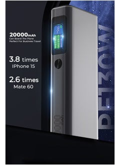 Faster 20000 mAh Power Bank - 130W PD Fast Charging Portable Charger - Laptop Mobile Charger Portable with 2 USB C Ports & 1 USB A Port - Battery Pack For Laptop MacBook Dell iPhone Samsung - Compact Powerbank with Digital Display  - Image 2