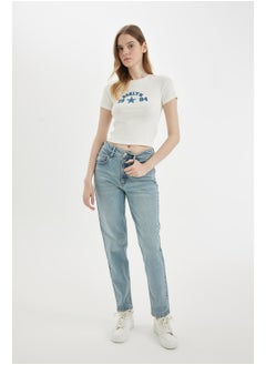 DeFacto Woman Denim Comfort Mom Trousers  - Image 4